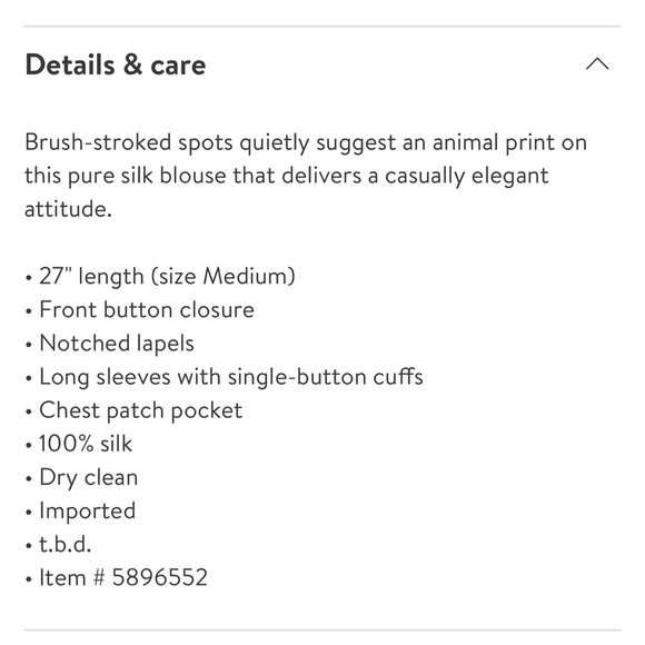 Rails spot pattern silk button up shirt sz M - Picture 4 of 4